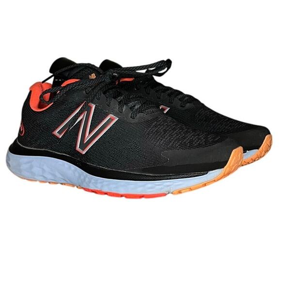 Women New Balance Fresh Foam 680v7 Mesh Athletic Running Sneaker Size 10 Black - Picture 3 of 6
